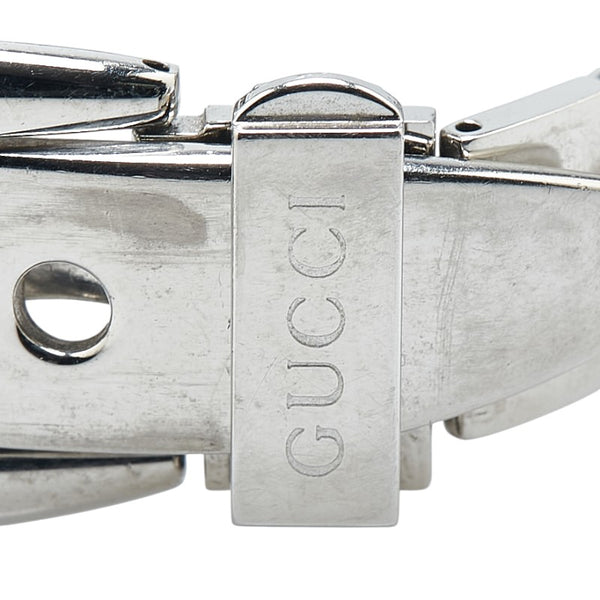 グッチ 腕時計 6700L クオーツ ブラック文字盤 ステンレススチール レディース GUCCI 【中古】