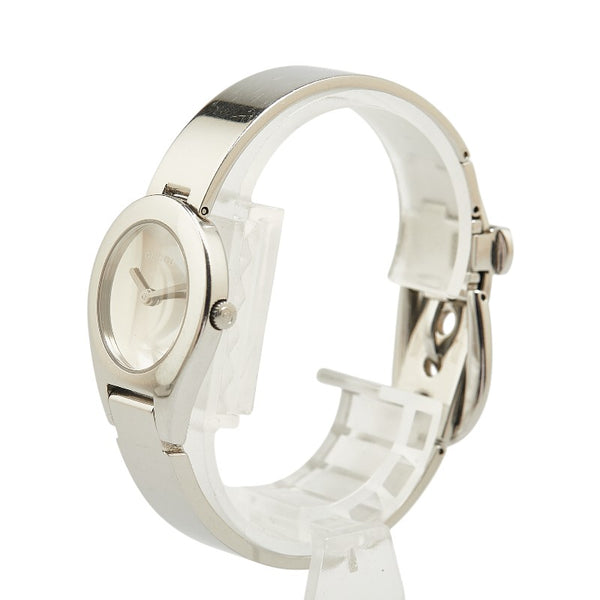 グッチ 腕時計 6700L クオーツ シルバー文字盤 ステンレススチール レディース GUCCI 【中古】