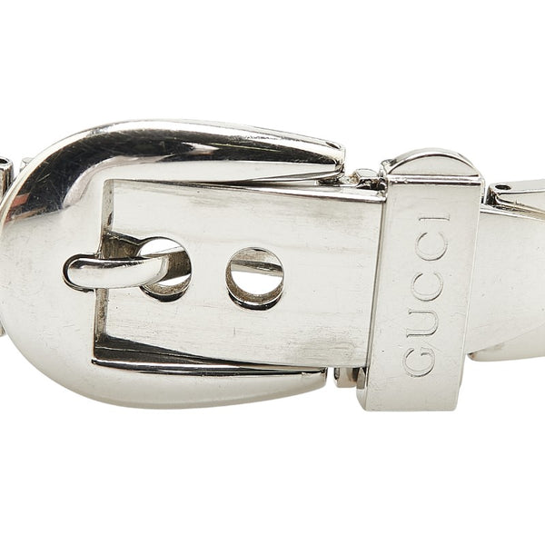 グッチ 腕時計 6700L クオーツ シルバー文字盤 ステンレススチール レディース GUCCI 【中古】