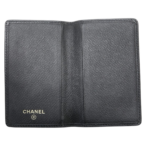 シャネル ココマーク カードケース 名刺入れ ブラック レザー レディース CHANEL 【中古】