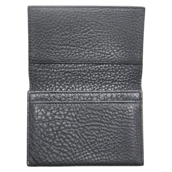 グッチ スカイライン カードケース 名刺入れ 296680 ブラック レザー メンズ GUCCI 【中古】