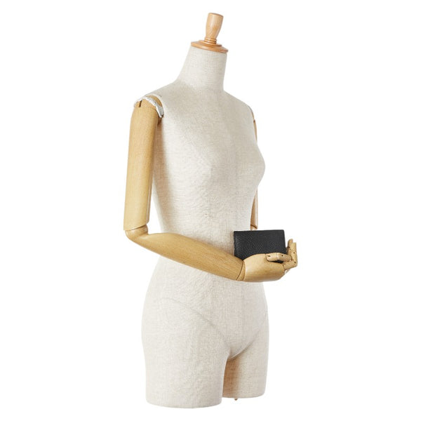 グッチ スカイライン カードケース 名刺入れ 296680 ブラック レザー メンズ GUCCI 【中古】