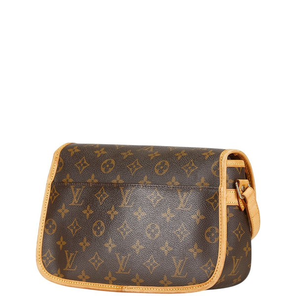 ルイ ヴィトン モノグラム ソローニュ 斜め掛け ショルダーバッグ M42250 ブラウン PVC レザー レディース LOUIS VUITTON 【中古】