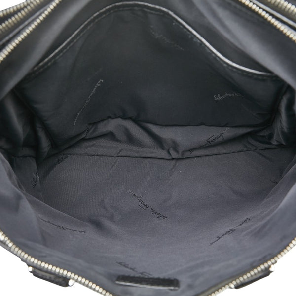 サルヴァトーレフェラガモ スタッズ ビジネスバッグ ショルダーバッグ 2WAY FZ-24 0969 ブラック レザー レディース Salvatore Ferragamo 【中古】