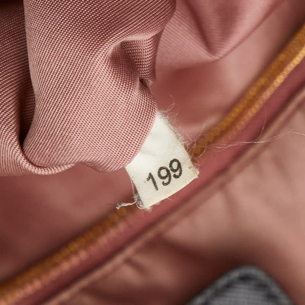 プラダ トートバッグ ハンドバッグ ブラック ナイロン レザー レディース PRADA 【中古】