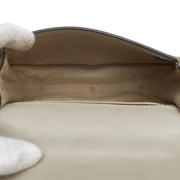 クロエ ナイル ハンドバッグ ショルダーバッグ 2WAY 3S1301 グレー カーフ レディース Chloe 【中古】