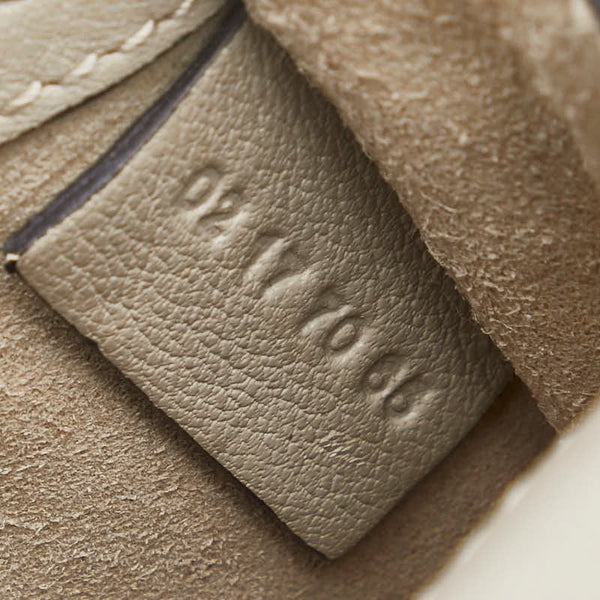 クロエ ナイル ハンドバッグ ショルダーバッグ 2WAY 3S1301 グレー カーフ レディース Chloe 【中古】