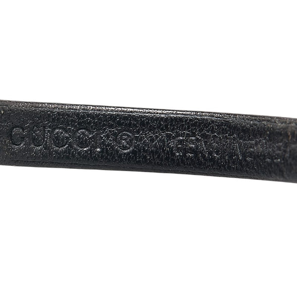 グッチ 腕時計 3900L クオーツ ブラック文字盤 ステンレススチール レザー レディース GUCCI 【中古】