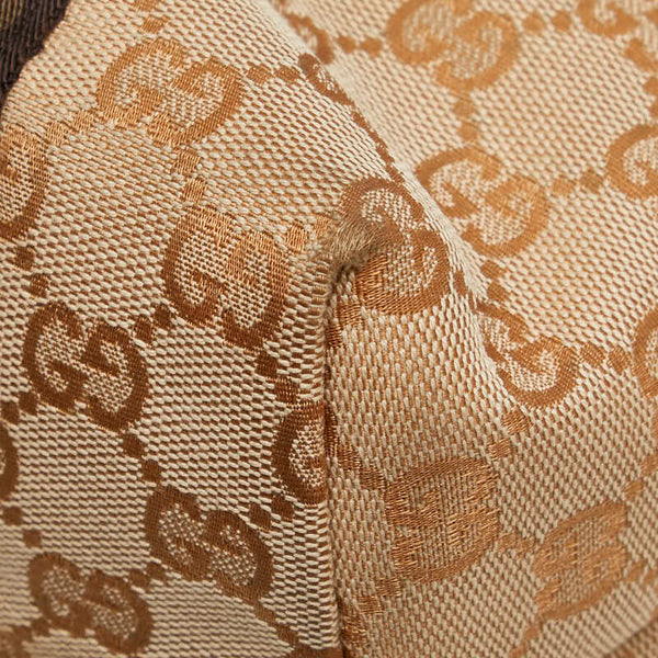 グッチ GGキャンバス シェリーライン トートバッグ ショルダーバッグ 137396 ベージュ ゴールド キャンバス レディース GUCCI 【中古】