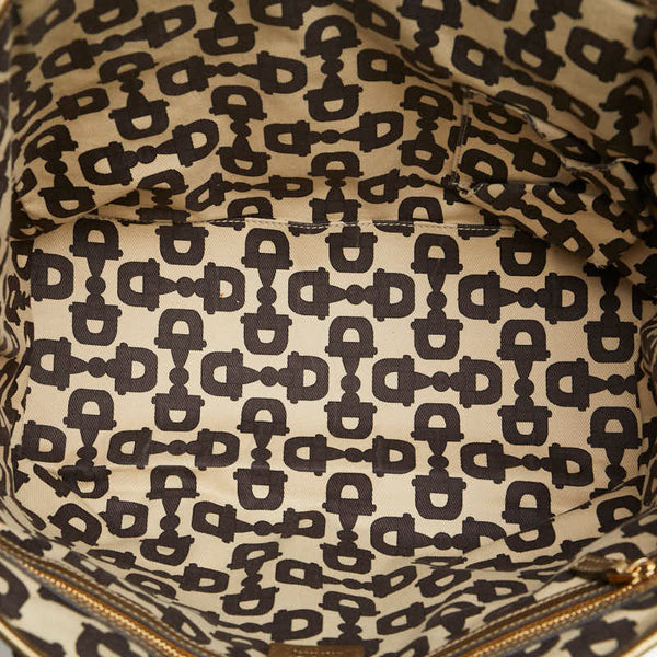 グッチ GGキャンバス シェリーライン トートバッグ ショルダーバッグ 137396 ベージュ ゴールド キャンバス レディース GUCCI 【中古】