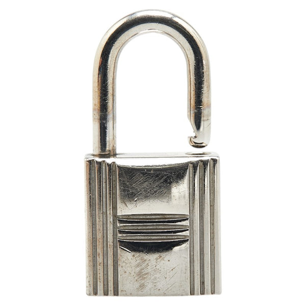 エルメス カデナ 南京錠 シルバー メタル レディース HERMES 【中古】