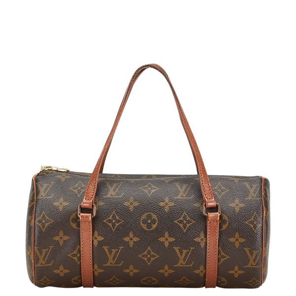 ルイ ヴィトン モノグラム パピヨン26 (旧) ハンドバッグ M51366 ブラウン PVC レザー レディース LOUIS VUITTON 【中古】
