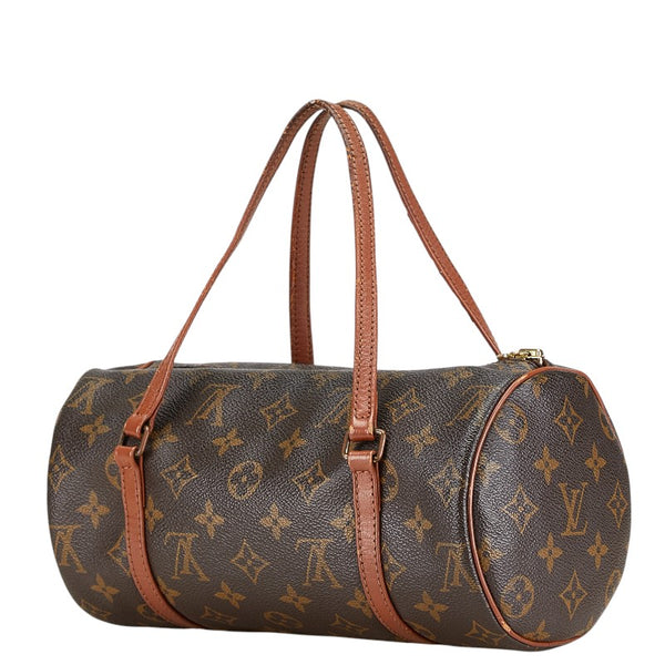 ルイ ヴィトン モノグラム パピヨン26 (旧) ハンドバッグ M51366 ブラウン PVC レザー レディース LOUIS VUITTON 【中古】