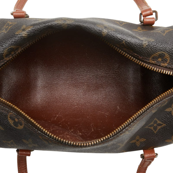 ルイ ヴィトン モノグラム パピヨン26 (旧) ハンドバッグ M51366 ブラウン PVC レザー レディース LOUIS VUITTON 【中古】