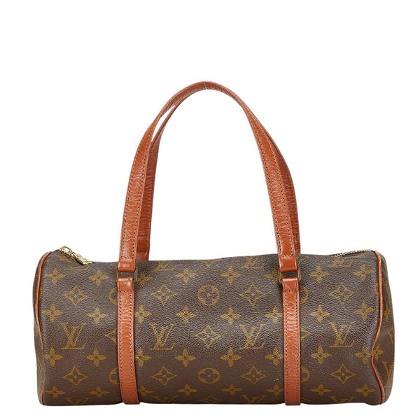 ルイ ヴィトン モノグラム パピヨン30(旧) ショルダーバッグ M51365 ブラウン PVC レザー レディース LOUIS VUITTON 【中古】