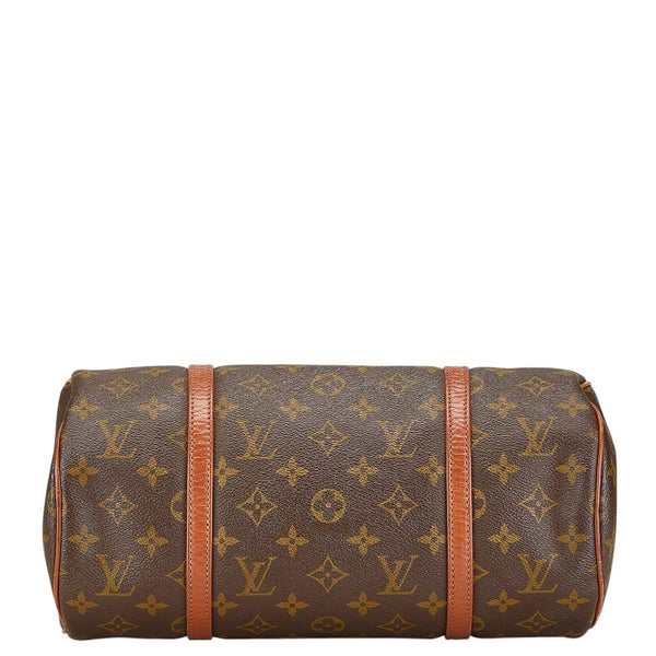 ルイ ヴィトン モノグラム パピヨン30(旧) ショルダーバッグ M51365 ブラウン PVC レザー レディース LOUIS VUITTON 【中古】