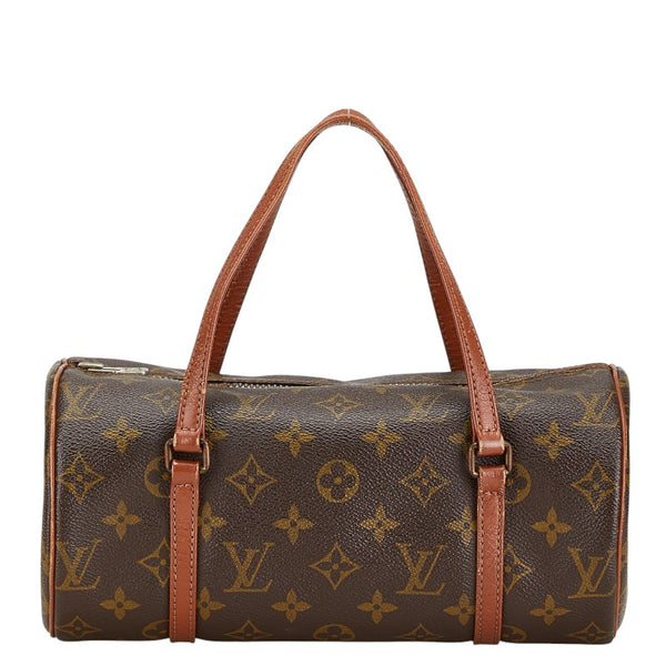 ルイ ヴィトン モノグラム パピヨン26 旧型 ハンドバッグ M51366 ブラウン PVC レザー レディース LOUIS VUITTON 【中古】