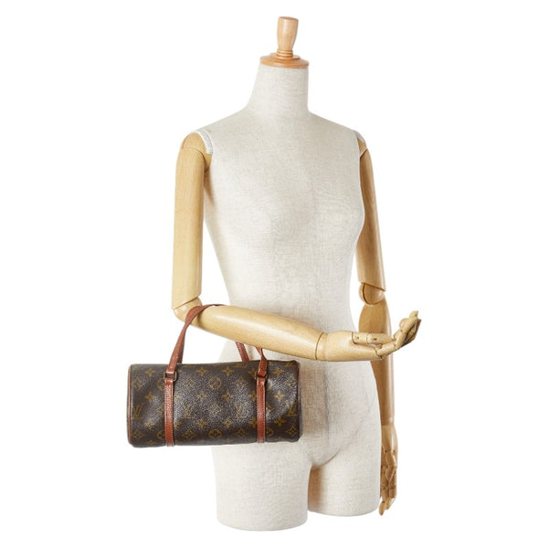 ルイ ヴィトン モノグラム パピヨン26 旧型 ハンドバッグ M51366 ブラウン PVC レザー レディース LOUIS VUITTON 【中古】
