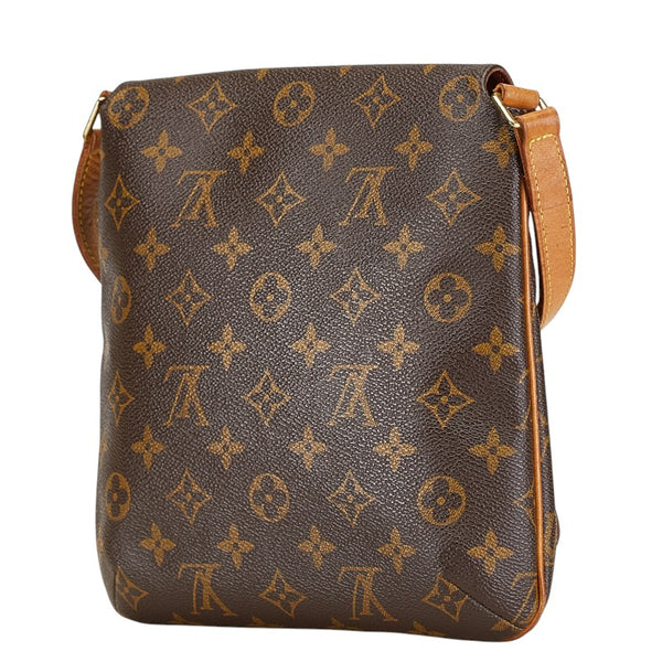 ルイ ヴィトン モノグラム ミュゼット サルサ ショート ショルダーバッグ M51258 ブラウン PVC レザー レディース LOUIS VUITTON 【中古】