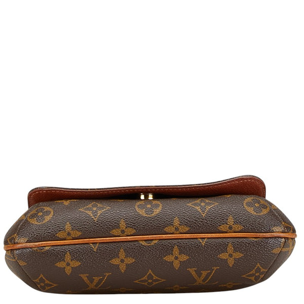 ルイ ヴィトン モノグラム ミュゼット サルサ ショート ショルダーバッグ M51258 ブラウン PVC レザー レディース LOUIS VUITTON 【中古】