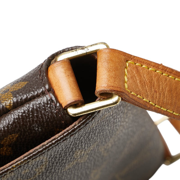ルイ ヴィトン モノグラム ミュゼット サルサ ショート ショルダーバッグ M51258 ブラウン PVC レザー レディース LOUIS VUITTON 【中古】