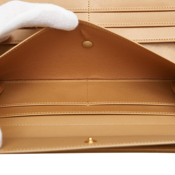 カルティエ トリニティハンドル ハンドバッグ 二つ折り財布 ベージュ ゴールド シルバー レザー レディース CARTIER 【中古】