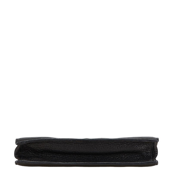 プラダ セカンドバッグ クラッチバッグ ブラック レザー メンズ PRADA 【中古】
