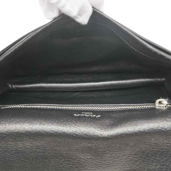 プラダ セカンドバッグ クラッチバッグ ブラック レザー メンズ PRADA 【中古】