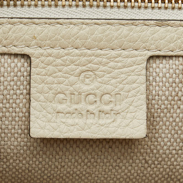 グッチ ソーホー パイソン型押し ハンドバッグ ショルダーバッグ 2WAY 336751 ベージュ ブラウン レザー レディース GUCCI 【中古】