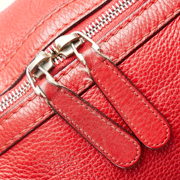 グッチ タッセル ショルダーバッグ ハンドバッグ 2WAY 269946 レッド レザー レディース GUCCI 【中古】