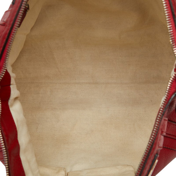 グッチ タッセル ショルダーバッグ ハンドバッグ 2WAY 269946 レッド レザー レディース GUCCI 【中古】