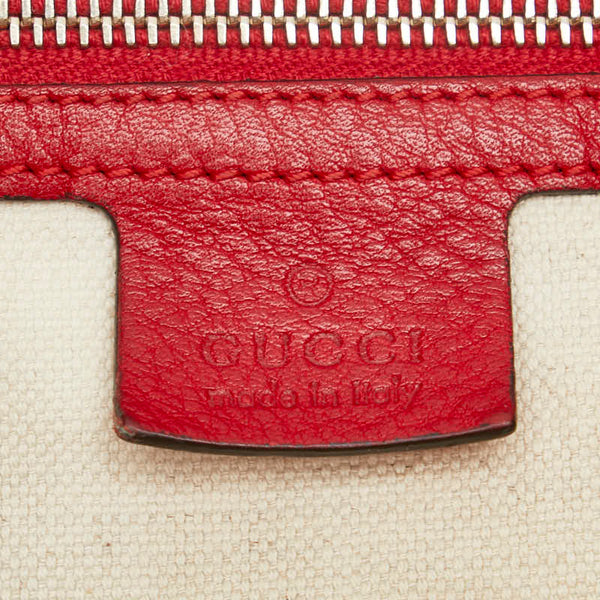 グッチ タッセル ショルダーバッグ ハンドバッグ 2WAY 269946 レッド レザー レディース GUCCI 【中古】