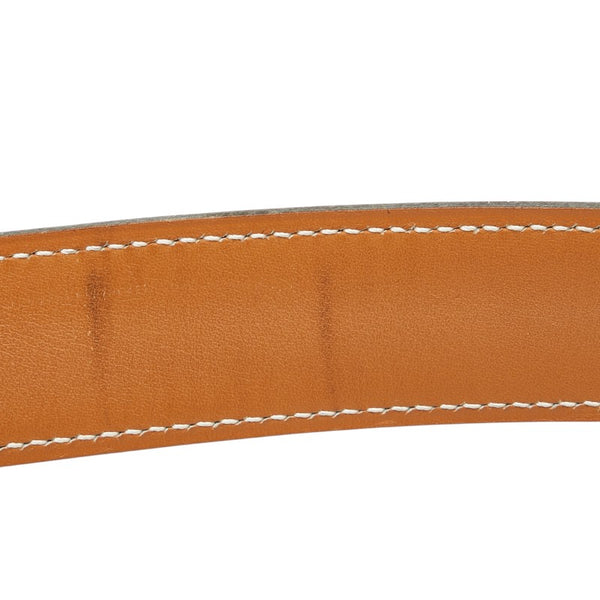 エルメス コンスタンス Hバックル ベルト サイズ：80 ブラック ブラウン レザー メンズ HERMES 【中古】