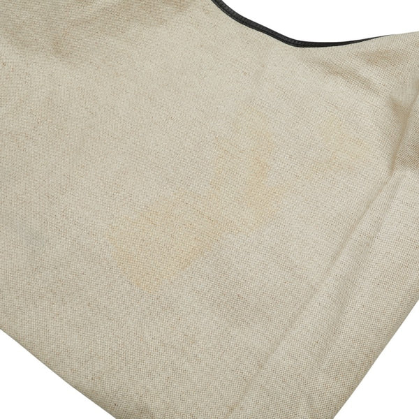バーバリー シャドーホース トートバッグ ベージュ ブラック キャンバス レザー レディース BURBERRY 【中古】