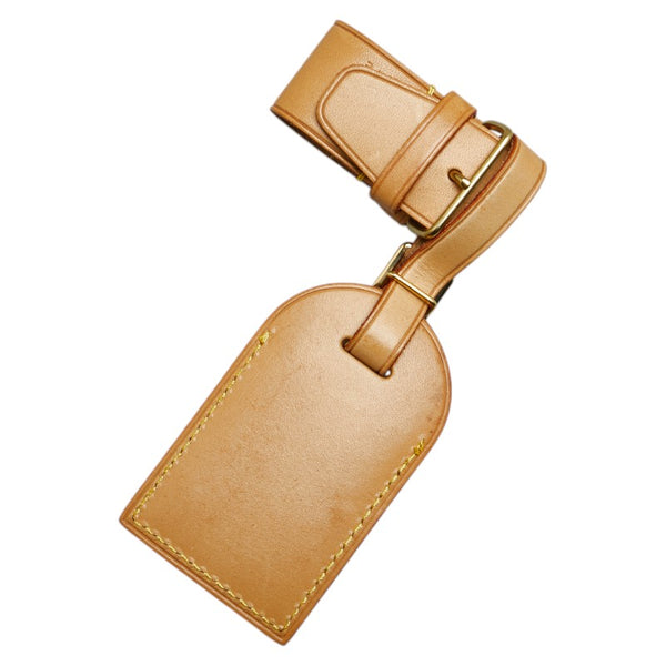 ルイ ヴィトン ネームタグ×5 ポワニエ×3 セット ベージュ レザー レディース LOUIS VUITTON 【中古】