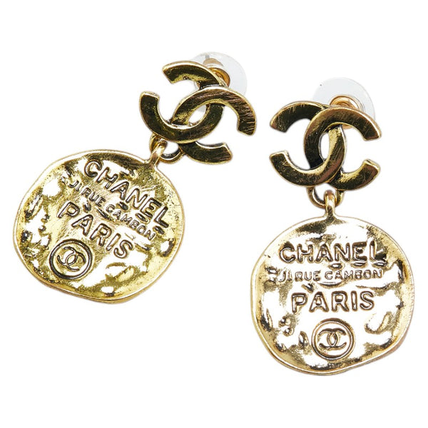 シャネル ココマーク 31 RUE CAMBON ピアス ゴールド メッキ レディース CHANEL 【中古】
