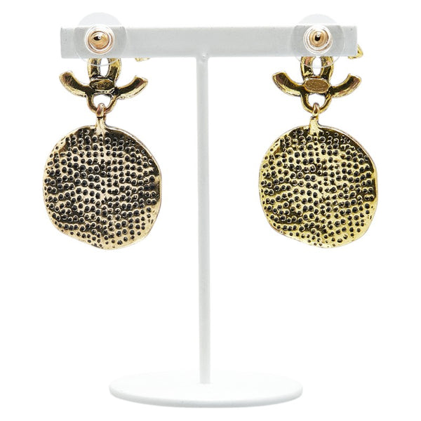 シャネル ココマーク 31 RUE CAMBON ピアス ゴールド メッキ レディース CHANEL 【中古】