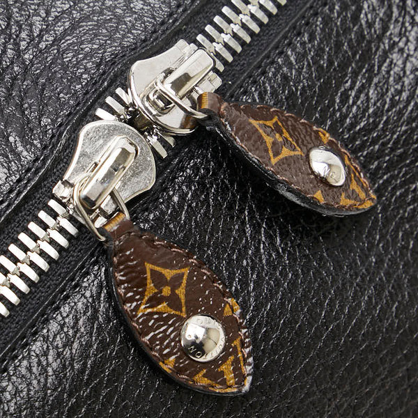 ルイ ヴィトン パッティライン ブーツ ロングブーツ ハイヒール サイズ：37 1/2 ブラック レザー レディース LOUIS VUITTON 【中古】