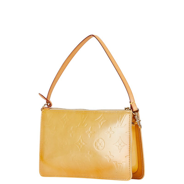 ルイ ヴィトン モノグラム ヴェルニ  レキシントン ハンドバッグ M91010 ベージュ パテントレザー レディース LOUIS VUITTON 【中古】