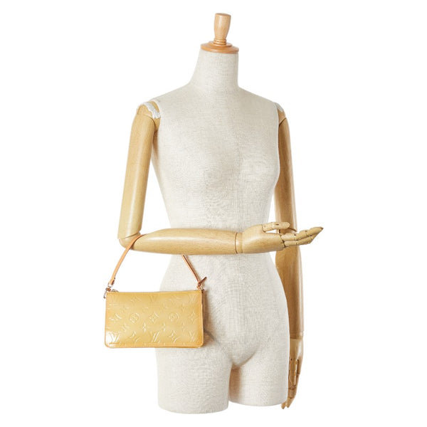 ルイ ヴィトン モノグラム ヴェルニ  レキシントン ハンドバッグ M91010 ベージュ パテントレザー レディース LOUIS VUITTON 【中古】