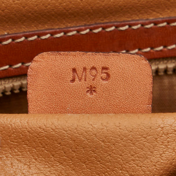 セリーヌ マカダム ハンドバッグ ショルダーバッグ 2WAY ブラウン PVC レザー レディース CELINE 【中古】