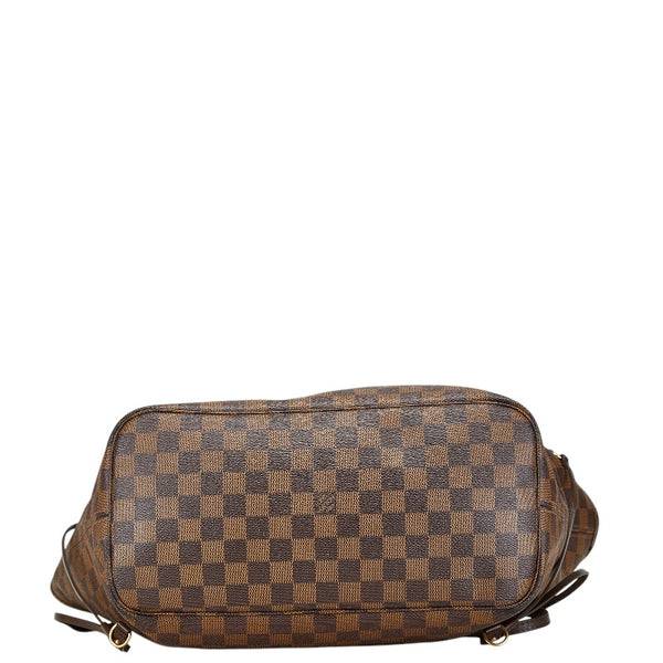 ルイ ヴィトン ダミエ ネヴァーフルMM トートバッグ ショルダーバッグ N51105 ブラウン PVC レザー レディース LOUIS VUITTON 【中古】