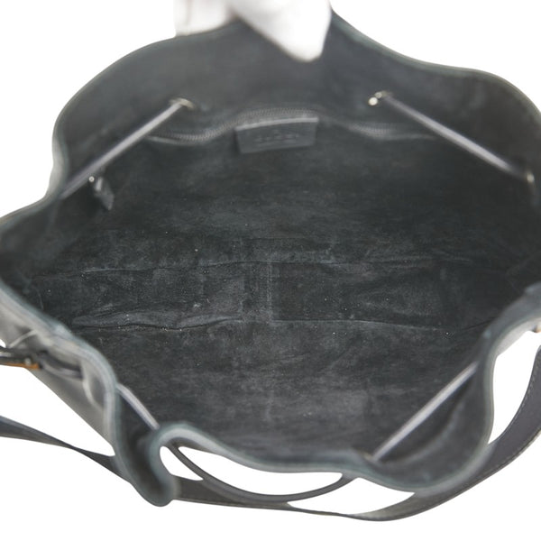 グッチ ワンショルダーバッグ ハンドバッグ 001 3748 001998 ブラック レザー レディース GUCCI 【中古】