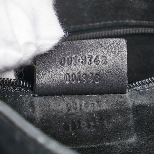 グッチ ワンショルダーバッグ ハンドバッグ 001 3748 001998 ブラック レザー レディース GUCCI 【中古】