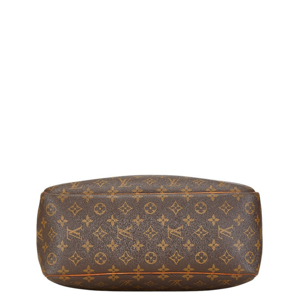 ルイ ヴィトン モノグラム ドーヴィル ハンドバッグ M47270 ブラウン PVC レザー レディース LOUIS VUITTON 【中古】