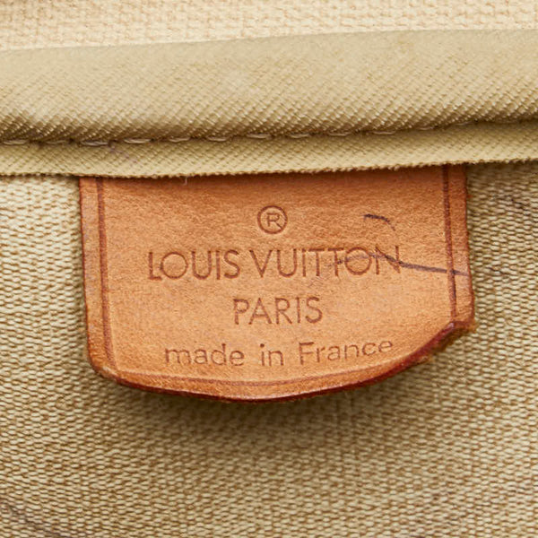 ルイ ヴィトン モノグラム ドーヴィル ハンドバッグ M47270 ブラウン PVC レザー レディース LOUIS VUITTON 【中古】