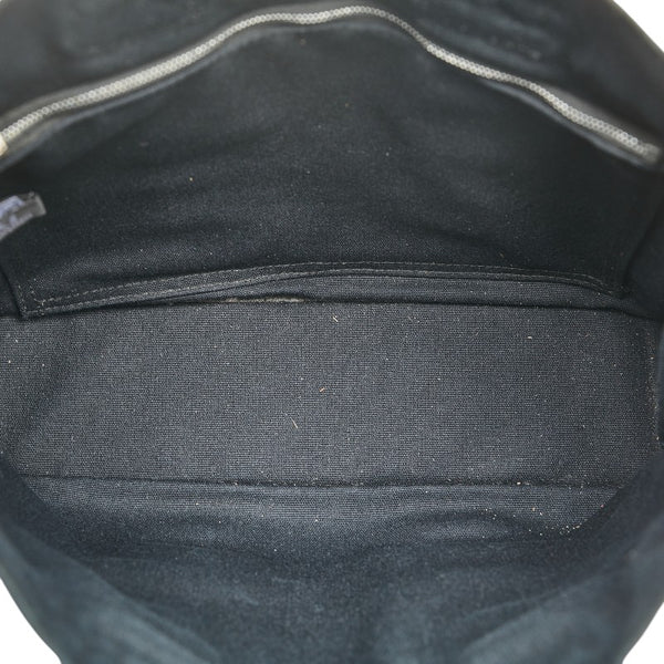 エルメス フールトゥPM ハンドバッグ トートバッグ ブラック キャンバス レディース HERMES 【中古】