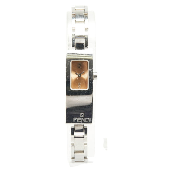 フェンディ 腕時計 3300L クオーツ ゴールド文字盤 ステンレススチール レディース FENDI 【中古】