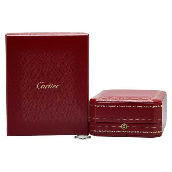 カルティエ 1Pダイヤ リング 指輪 #47 Pt950 プラチナ レディース CARTIER 【中古】