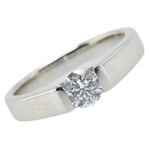 Pt900 プラチナ ダイヤ0.50ct リング 指輪 レディース 10号 【中古】